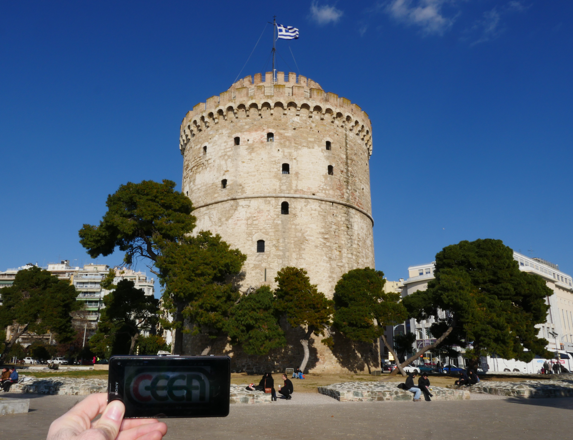 Thessaloniki.Wahrzeichen.Weisser.Turm